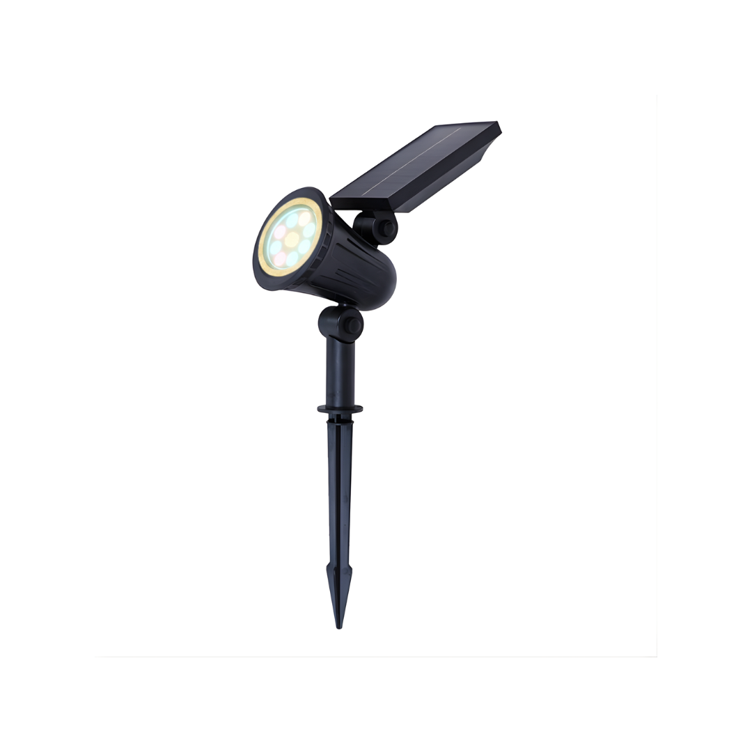 VistaBeam Outdoor Solar Garden Spotlight | Waterproof