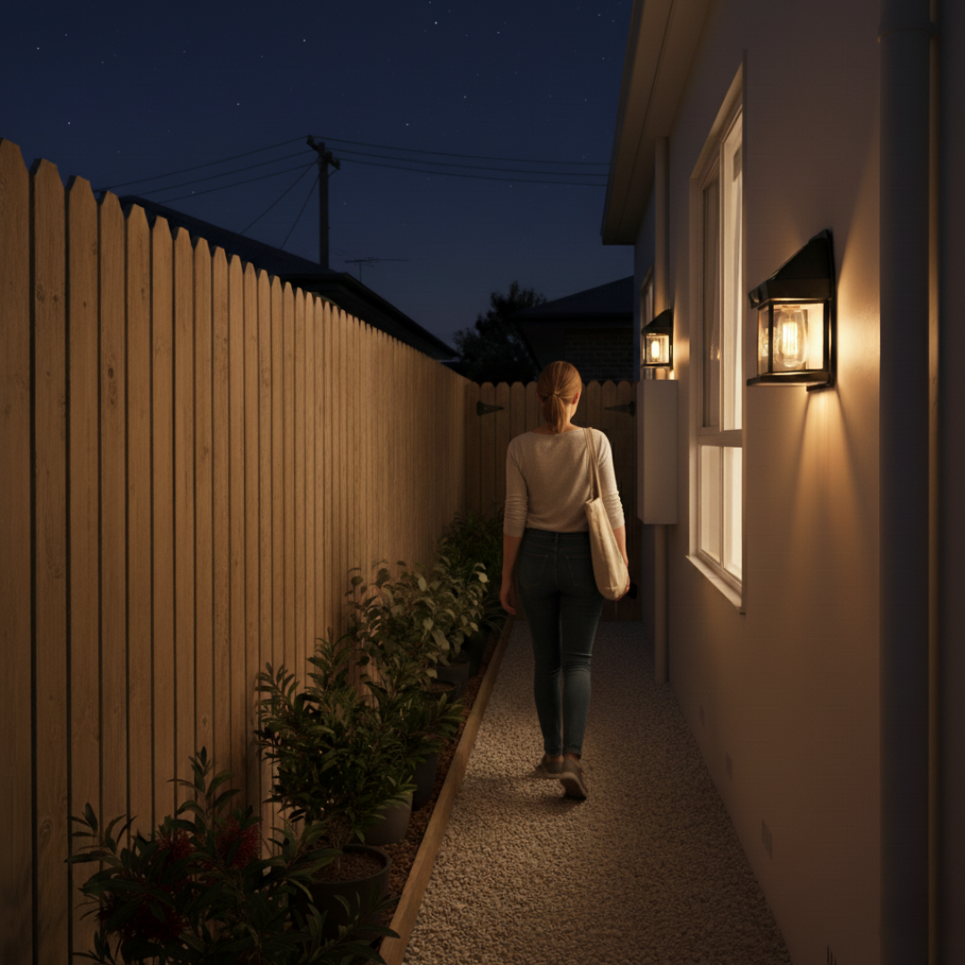 HarbourHalo Solar Wall Lantern (with Motion Sensor)