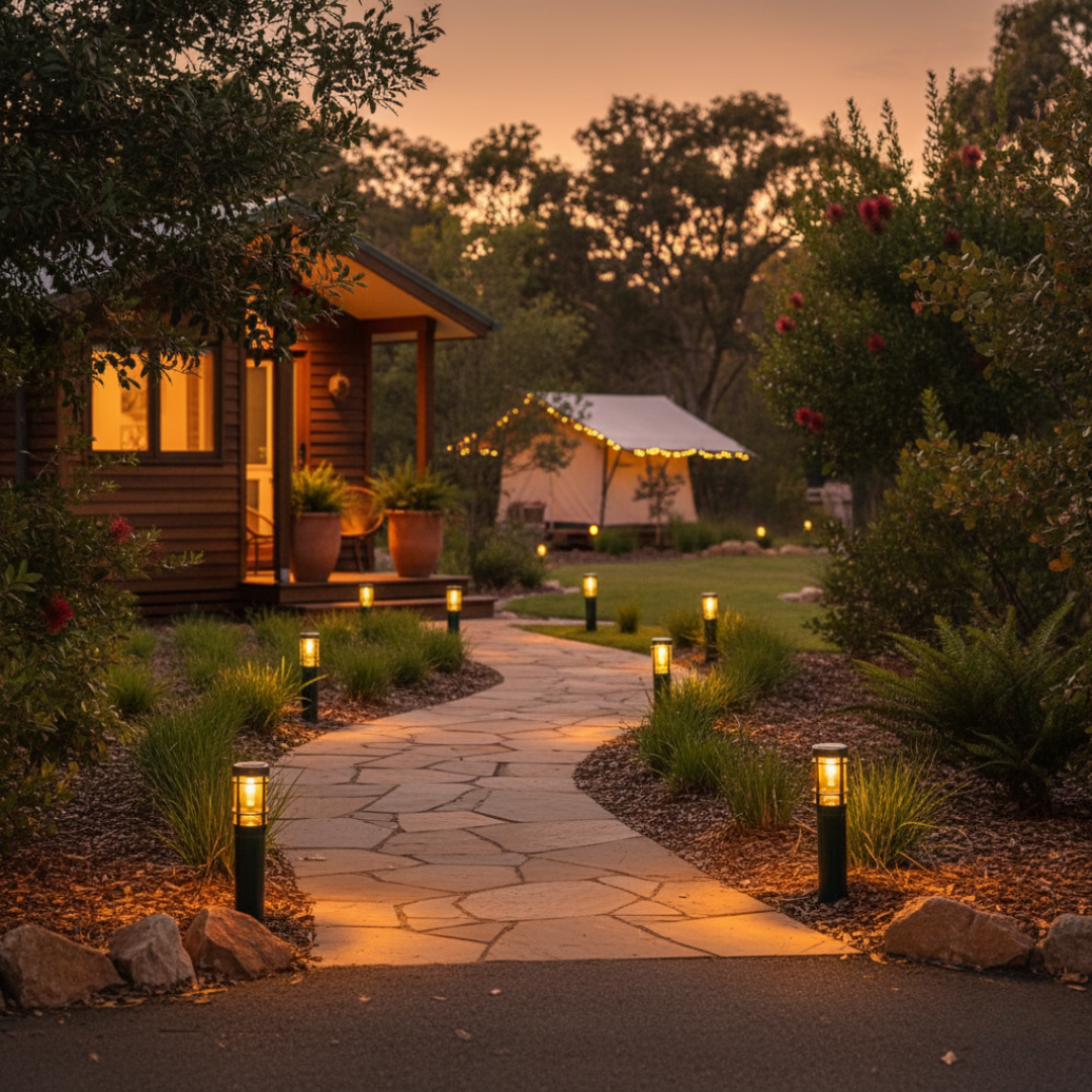 LumaPath Solar Garden Path Lights | Warm White IP65