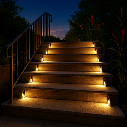 LuxStep Solar Step Lights | Outdoor LED
