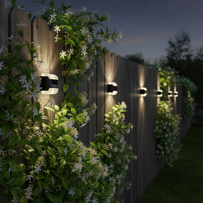 DuskWash Outdoor Solar Wall Lights | Warm White IP65