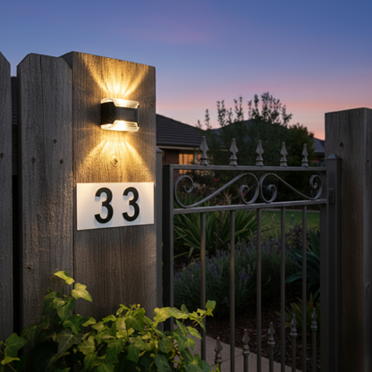 DuskWash Outdoor Solar Wall Lights | Warm White IP65