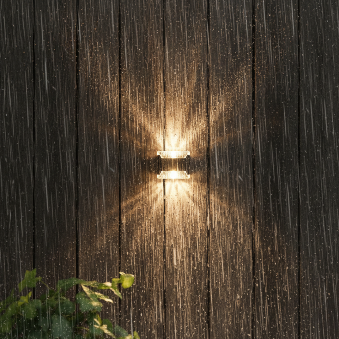 DuskWash Outdoor Solar Wall Lights | Warm White IP65