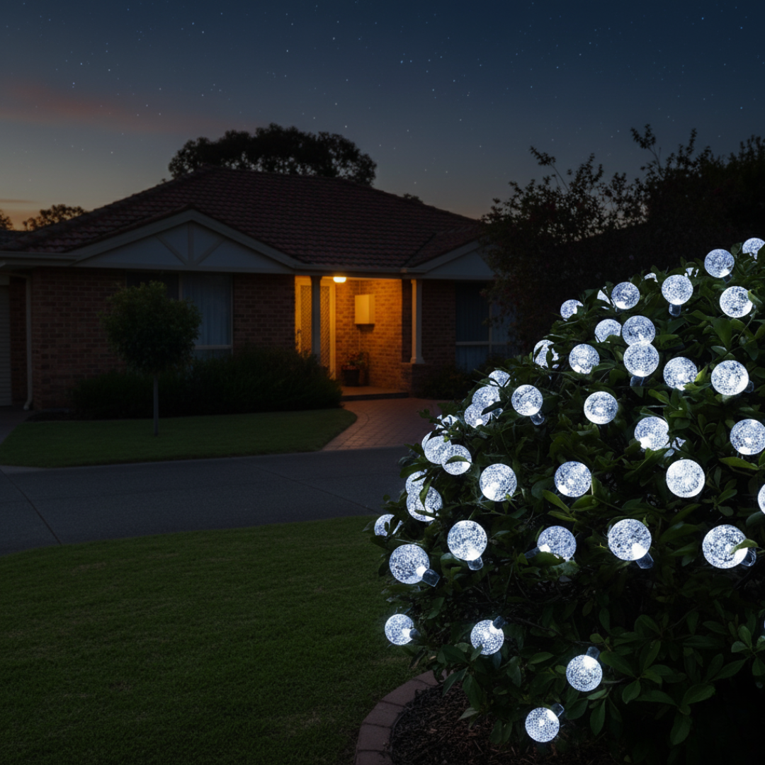 Eucalypt Twinkle Solar Fairy Lights (12 m, 100 LEDs)