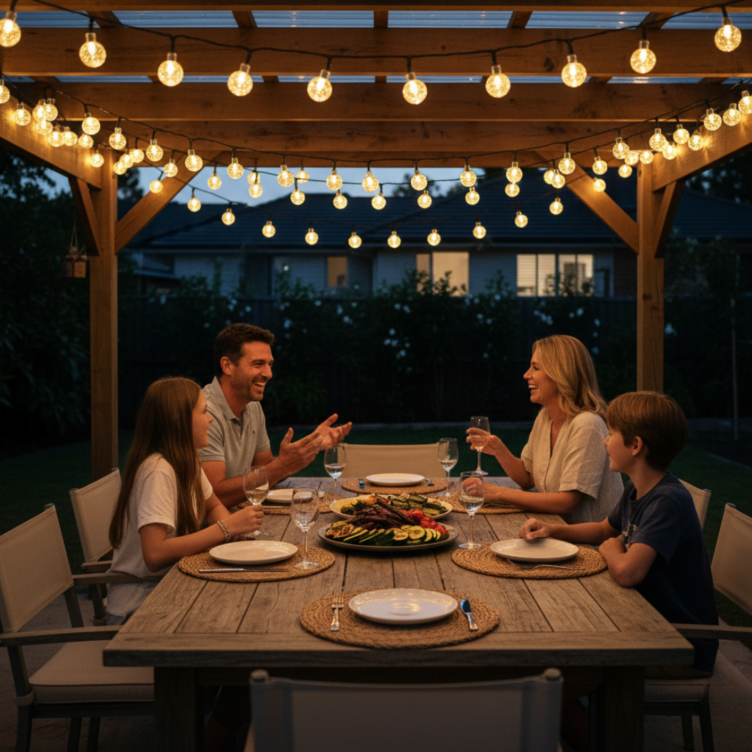 Eucalypt Twinkle Solar Fairy Lights (12 m, 100 LEDs)