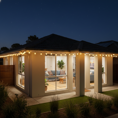 Eucalypt Twinkle Solar Fairy Lights (12 m, 100 LEDs)