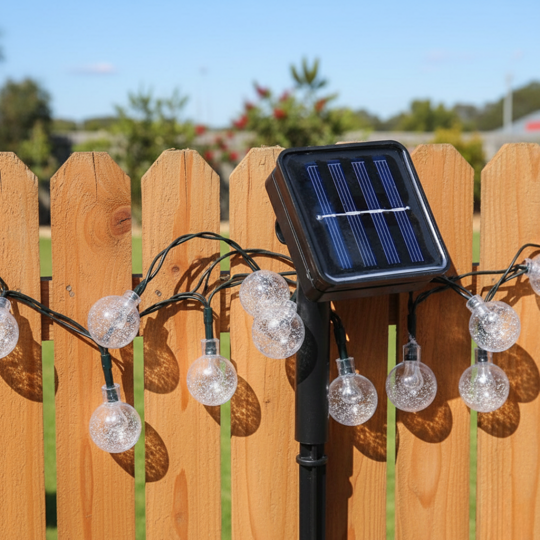 Eucalypt Twinkle Solar Fairy Lights (12 m, 100 LEDs)