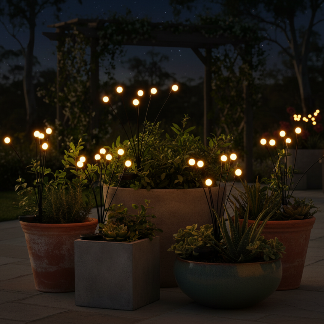 Firefly Meadow Solar Firefly Lights Warm White