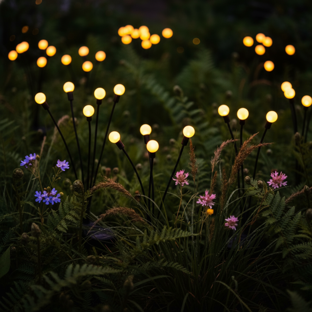 Firefly Meadow Solar Firefly Lights Warm White
