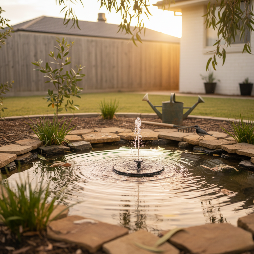 Florafontana Bird Bath Solar Fountain Pump