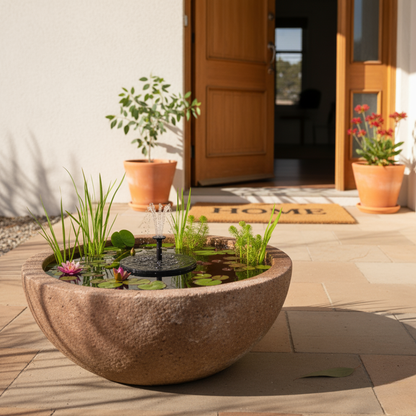 Florafontana Bird Bath Solar Fountain Pump