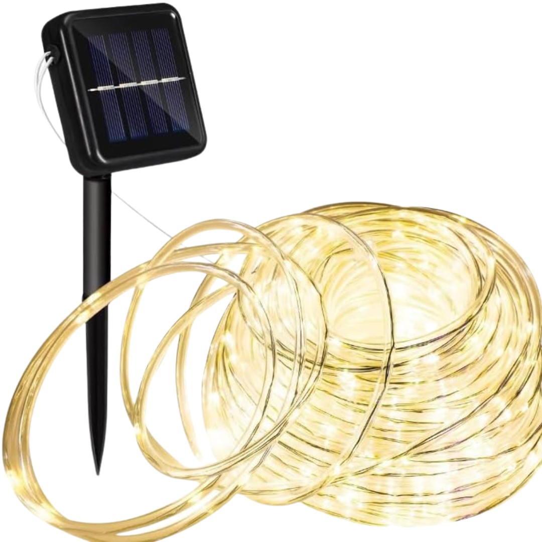 GlowLine Solar Rope Lights 30m