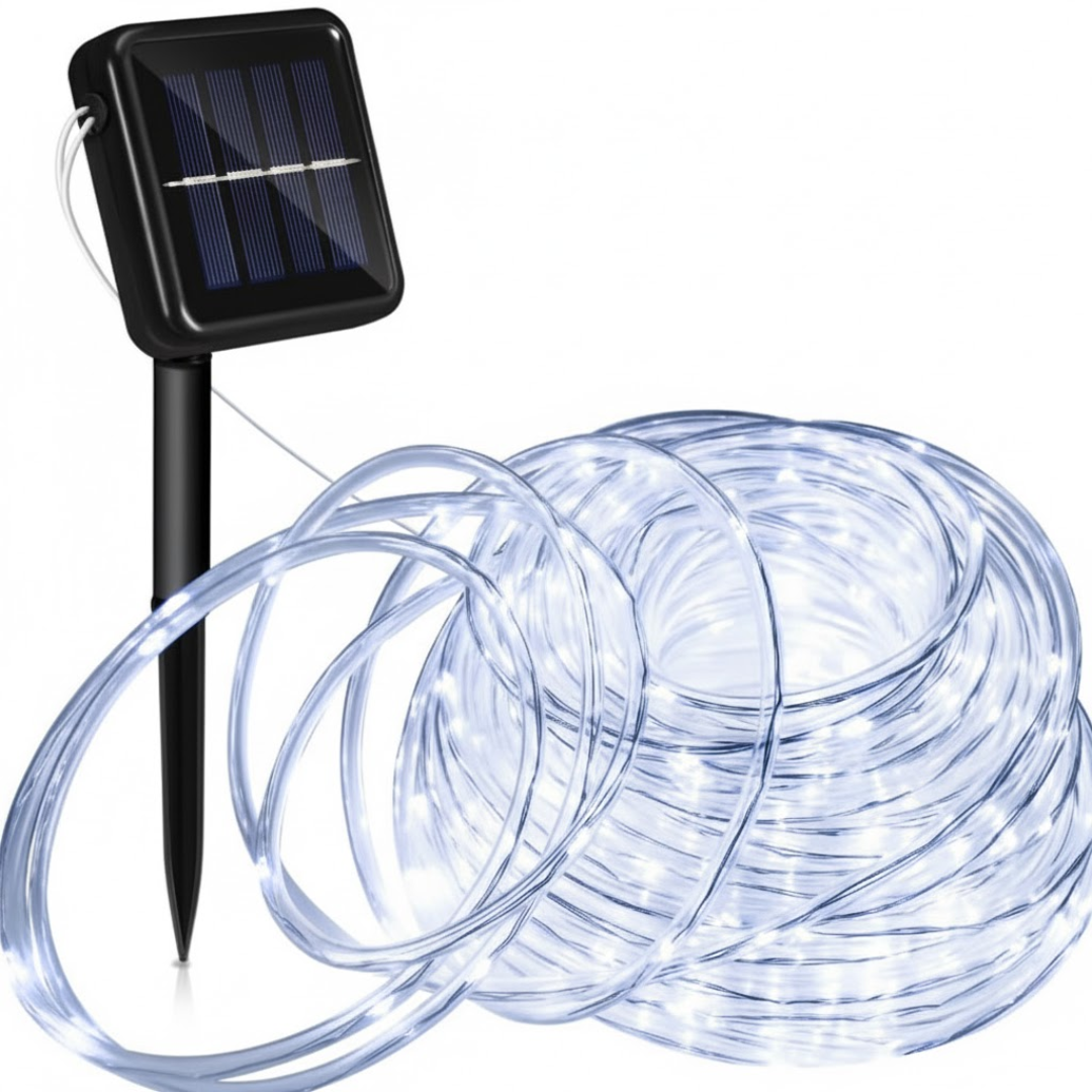 GlowLine Solar Rope Lights 30m