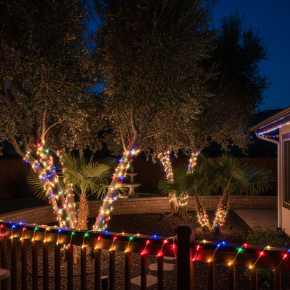 GlowLine Solar Rope Lights 30m