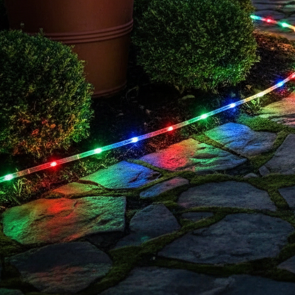 GlowLine Solar Rope Lights 30m