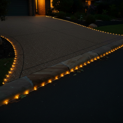 GlowLine Solar Rope Lights 30m