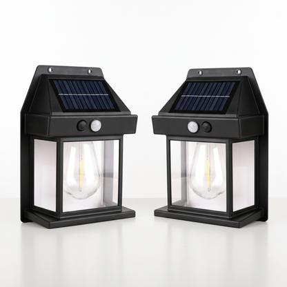 HarbourHalo Solar Wall Lantern (with Motion Sensor)