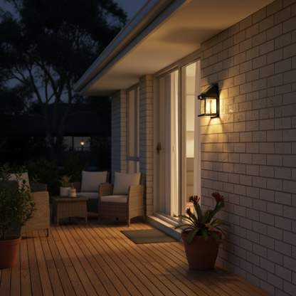 HarbourHalo Solar Wall Lantern (with Motion Sensor)