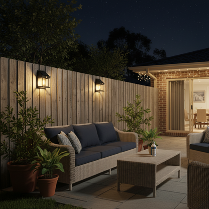 HarbourHalo Solar Wall Lantern (with Motion Sensor)