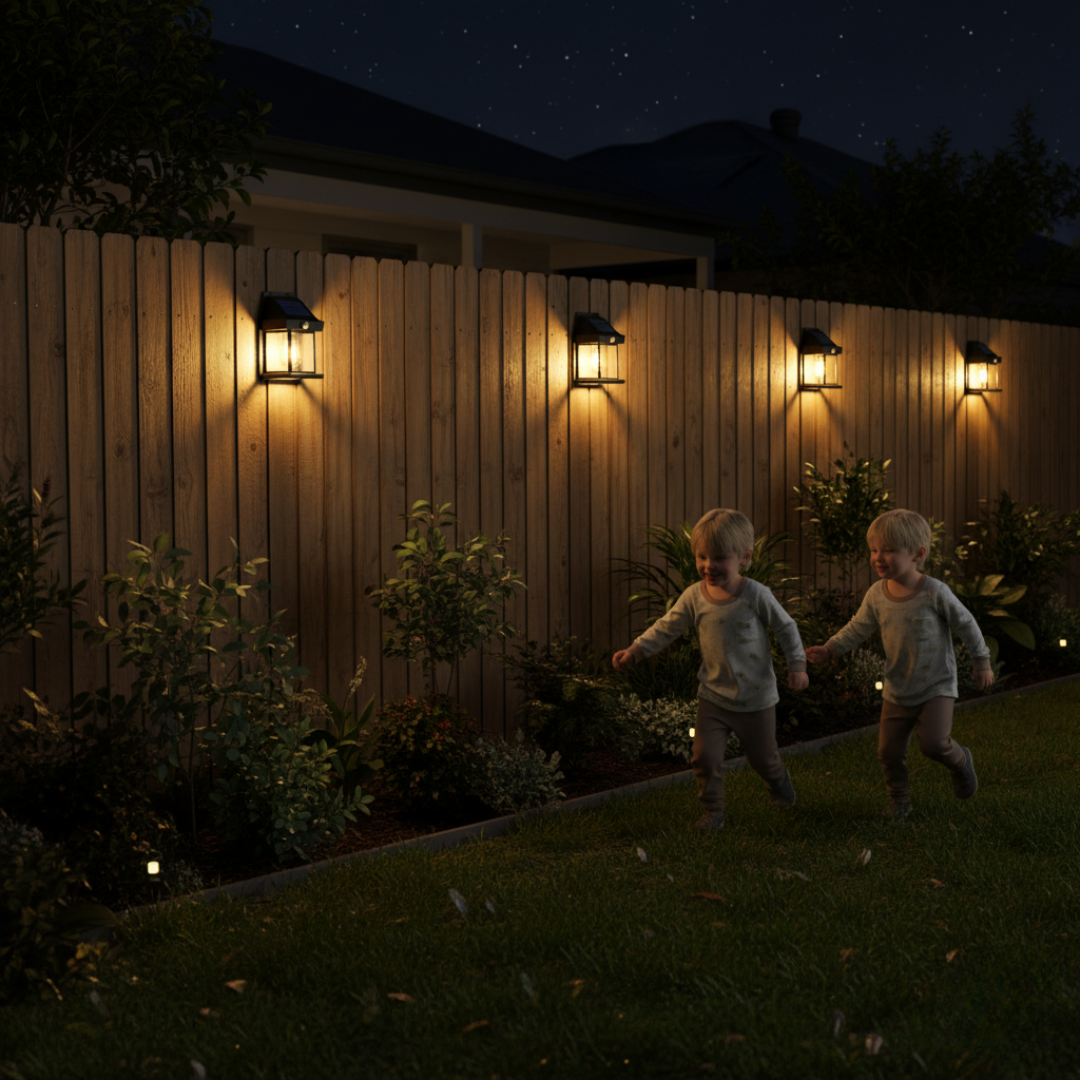 HarbourHalo Solar Wall Lantern (with Motion Sensor)