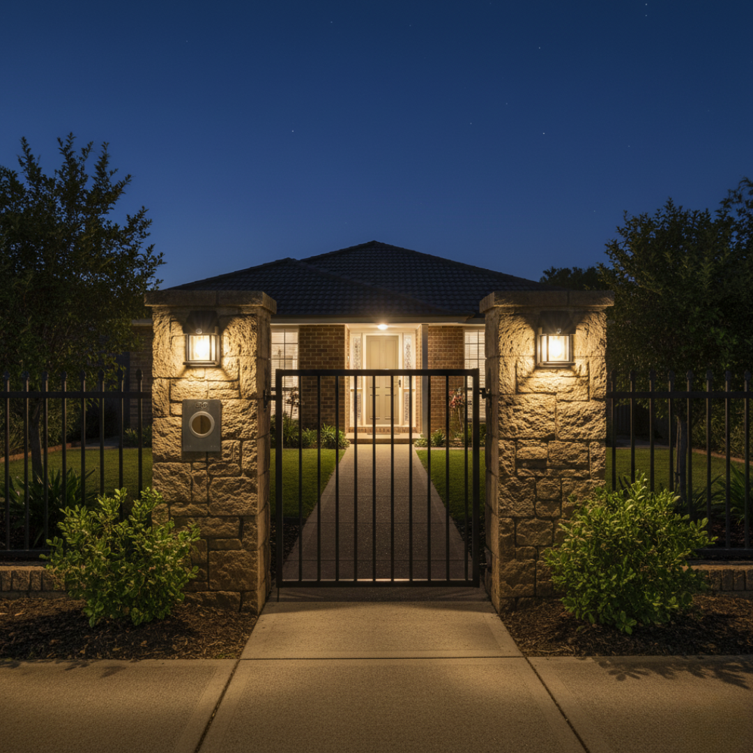 HarbourHalo Solar Wall Lantern (with Motion Sensor)