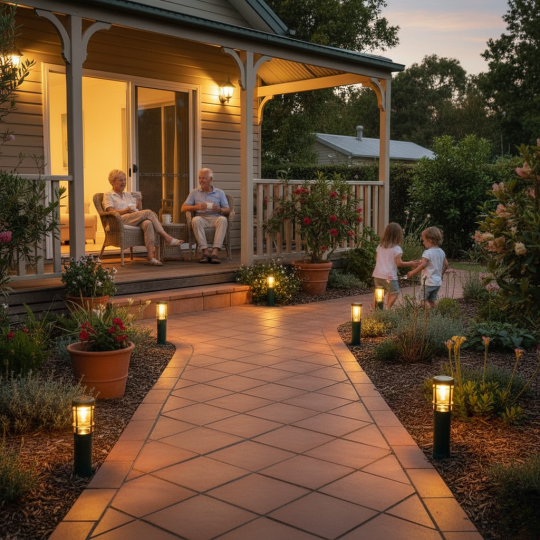 LumaPath Solar Garden Path Lights | Warm White IP65