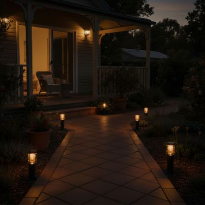 LumaPath Solar Garden Path Lights | Warm White IP65