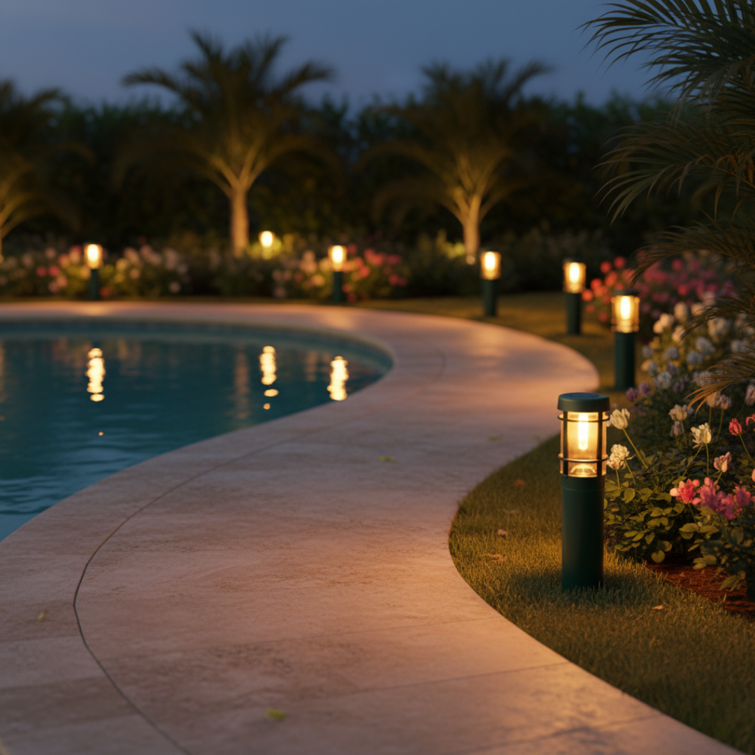 LumaPath Solar Garden Path Lights | Warm White IP65