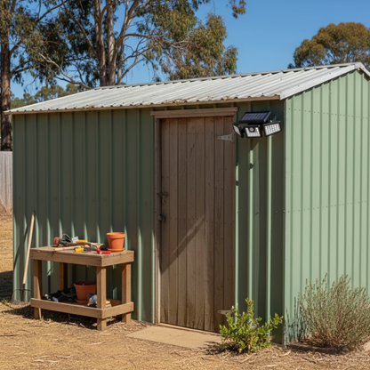 PorchPilot 3-Head Solar Motion Wall Light