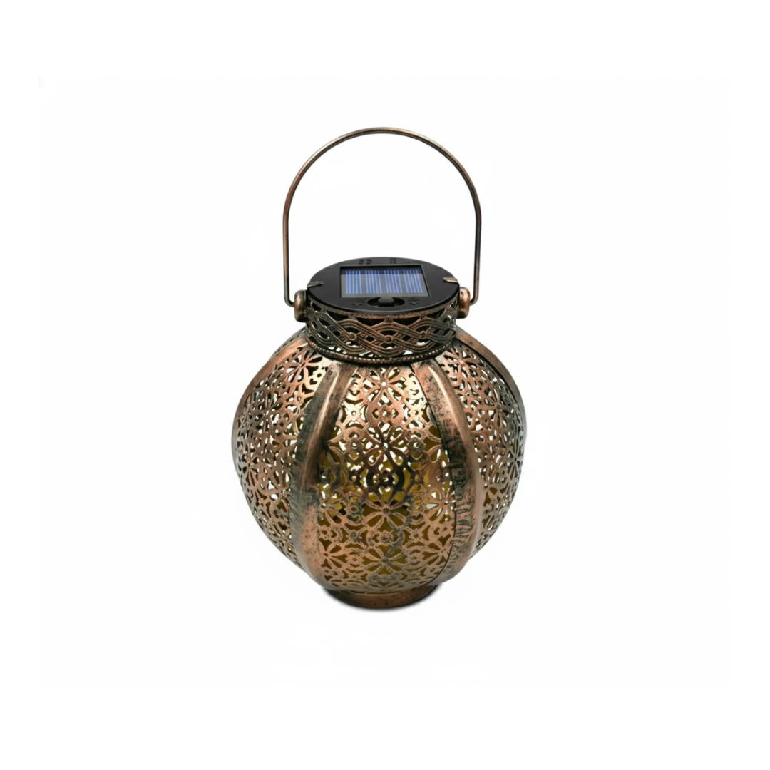Sunlace Moroccan Solar Lantern — a patterned, warm glow for Australian evenings