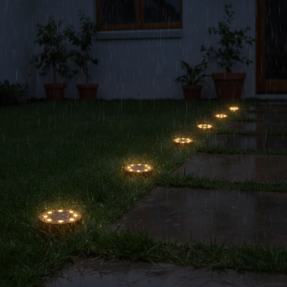 Terralux Outdoor Solar Path Lights | Waterproof