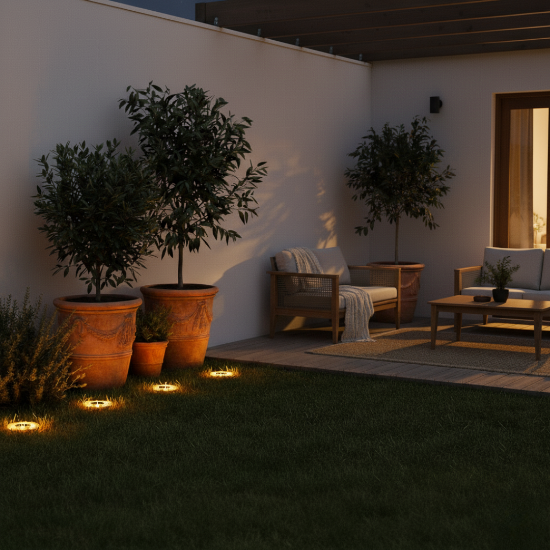 Terralux Outdoor Solar Path Lights | Waterproof