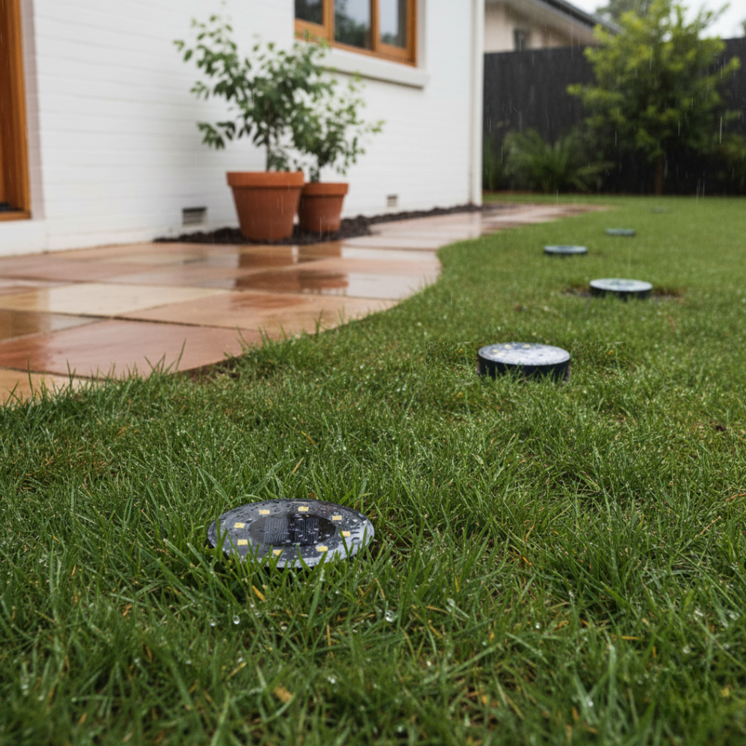 Terralux Outdoor Solar Path Lights | Waterproof