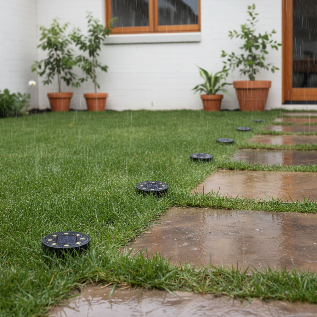 Terralux Outdoor Solar Path Lights | Waterproof