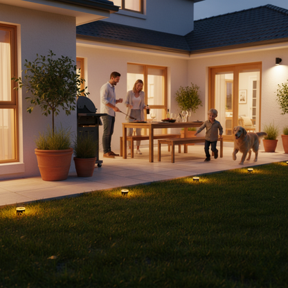 Terralux Outdoor Solar Path Lights | Waterproof