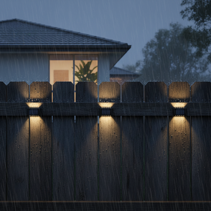 TwinBeam Outdoor Solar Wall Light | IP65