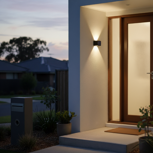 VerandaRay Outdoor Solar Wall Light | Warm White 2700K