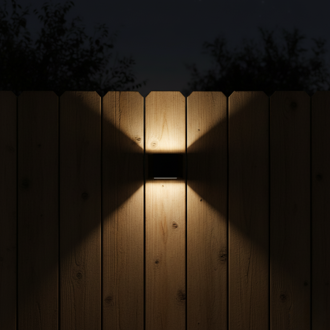 VerandaRay Outdoor Solar Wall Light | Warm White 2700K
