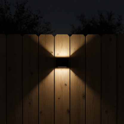 VerandaRay Outdoor Solar Wall Light | Warm White 2700K
