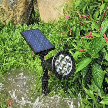 VistaBeam Outdoor Solar Garden Spotlight | Waterproof