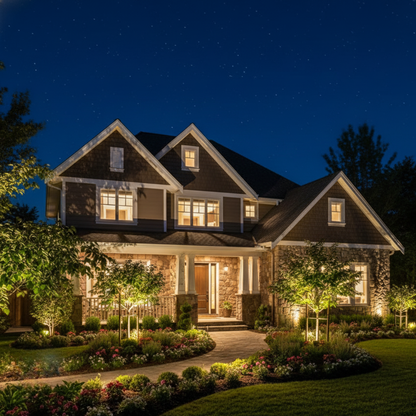 VistaBeam Outdoor Solar Garden Spotlight | Waterproof
