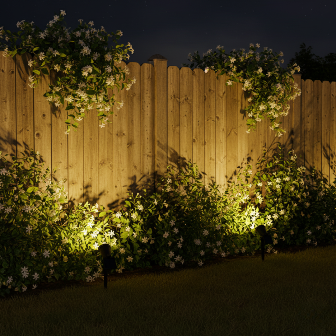 VistaBeam Outdoor Solar Garden Spotlight | Waterproof
